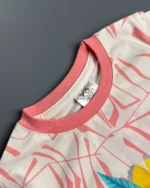 ست تیشرت و شلوارک نخ پنبه تاپ تین طرح گربه - Image 6