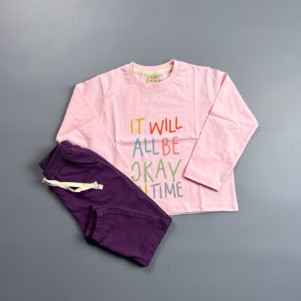 ست بلوز شلوار دورس هورس طرح IT WILL