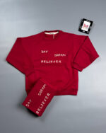 بلوز دورس بچگانه یل کیدز طرح کایان رنگ زرشکی