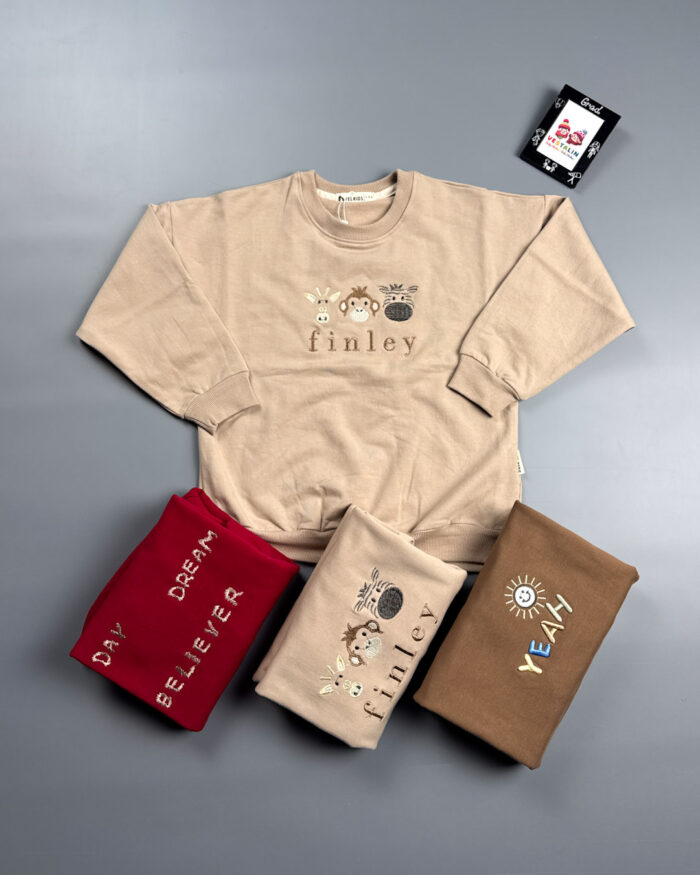 بلوز دورس بچگانه یل کیدز طرح کایان، رنگ صورتی، بافت نرم