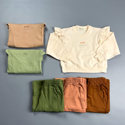 ست کراپ و شلوار دورس دونخ یل کیدز شاینا